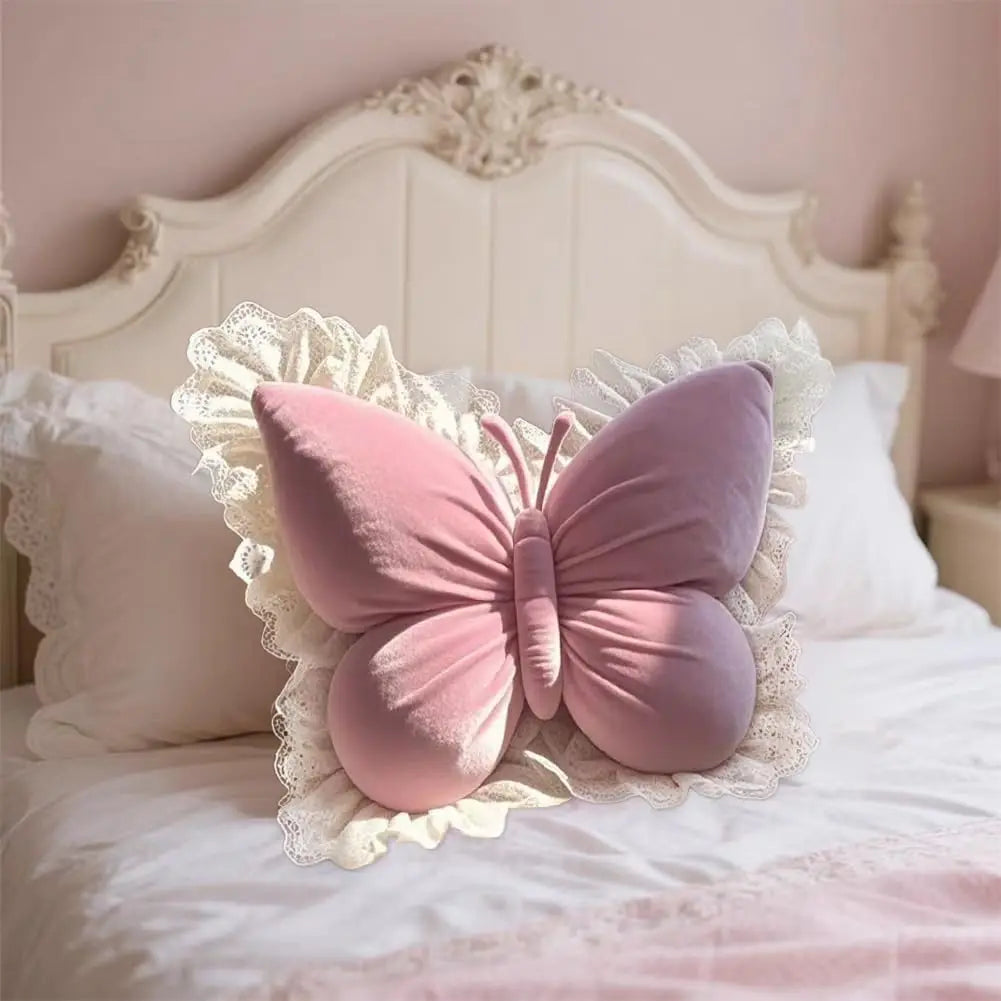 1Pcs Princess Butterfly Office Pillow