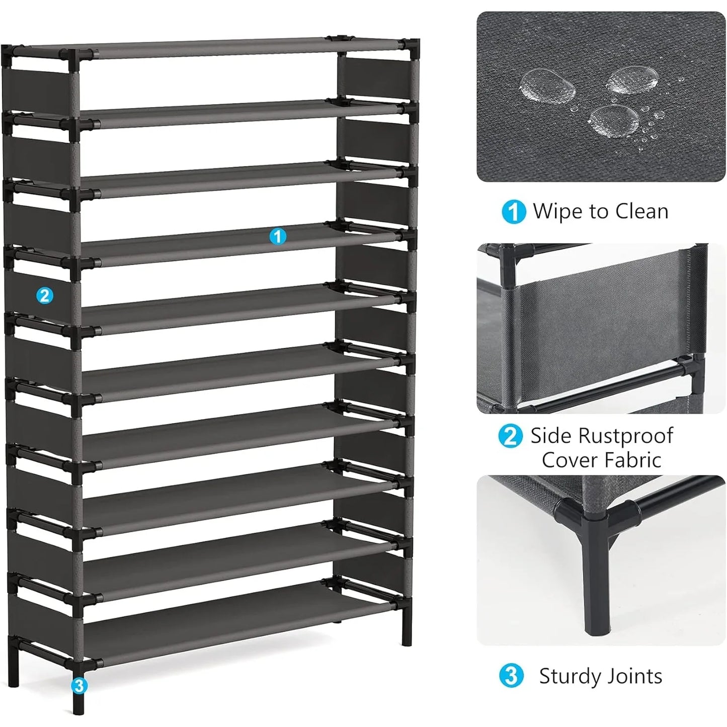 Multi-layer storage Rack, Large Capacity