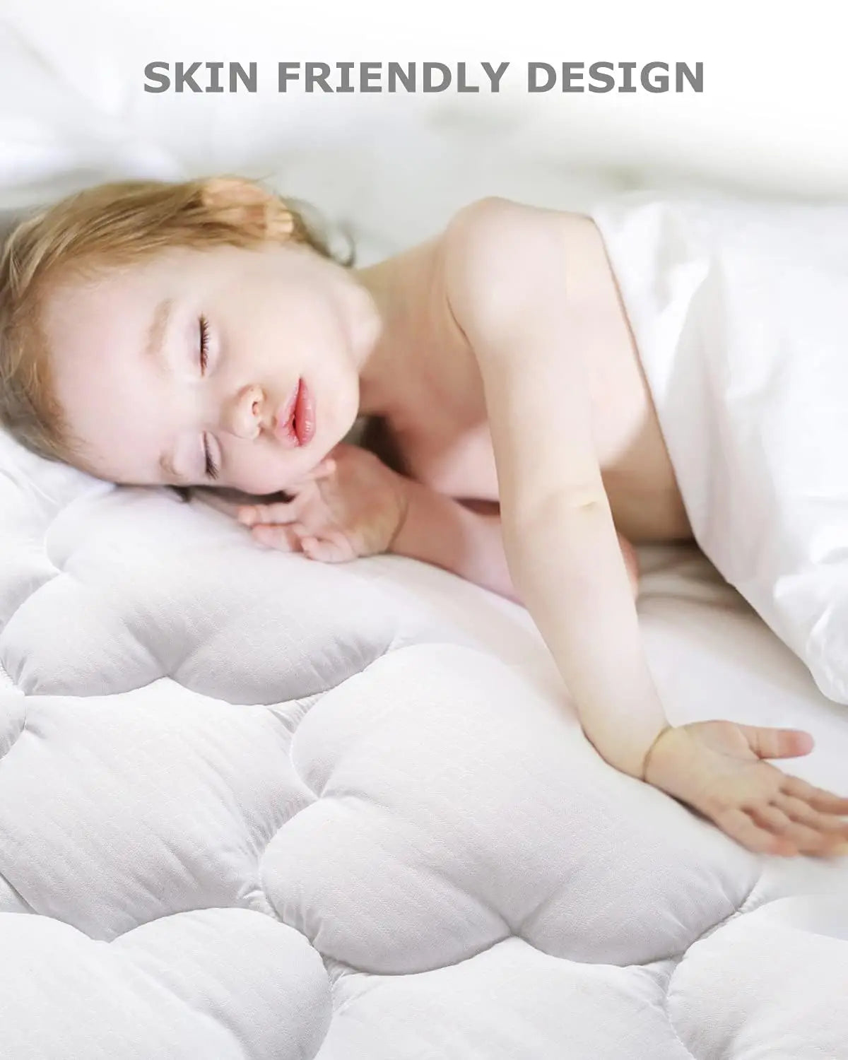 BedStory 4 Inch Mattress Topper - Twin/Full/Queen/King,