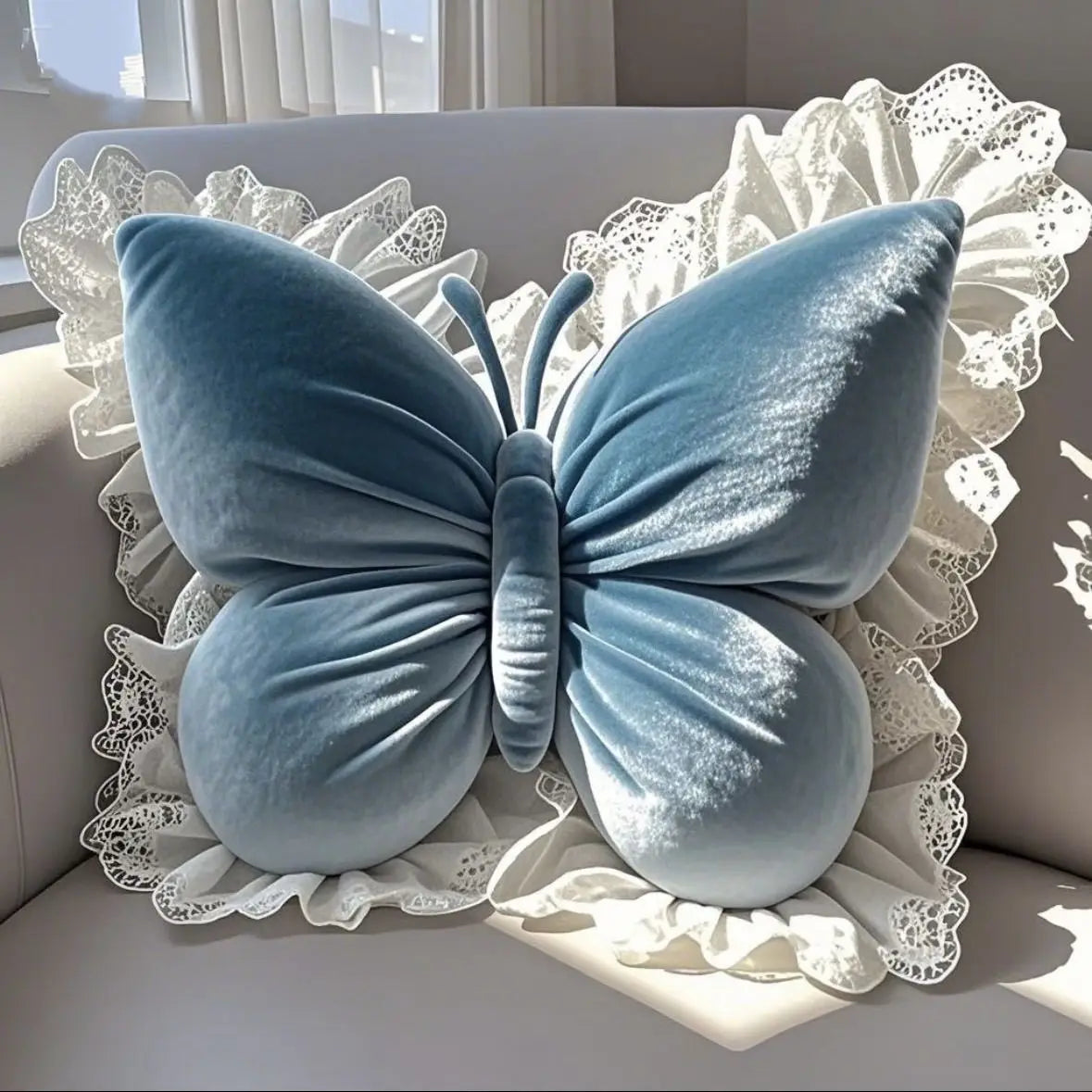 1Pcs Princess Butterfly Office Pillow