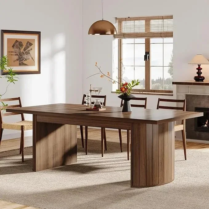 78.7" Extra Long Dining Table for 6-8 People, Large