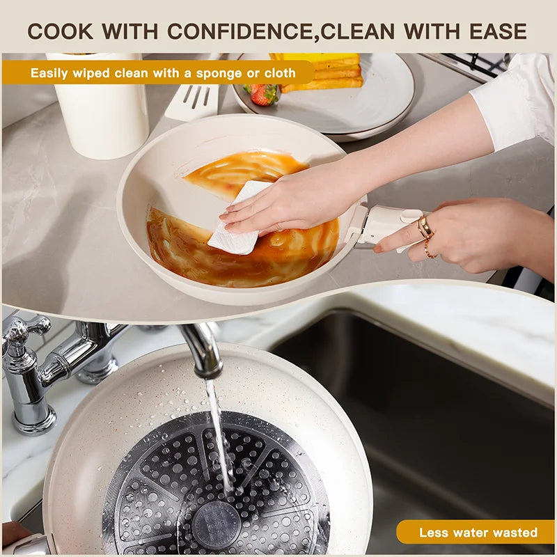 21 Piece Pots and Pans Set Non-Stick,