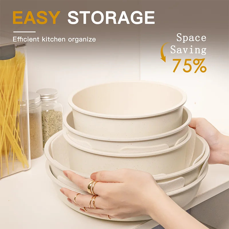 21 Piece Pots and Pans Set Non-Stick,