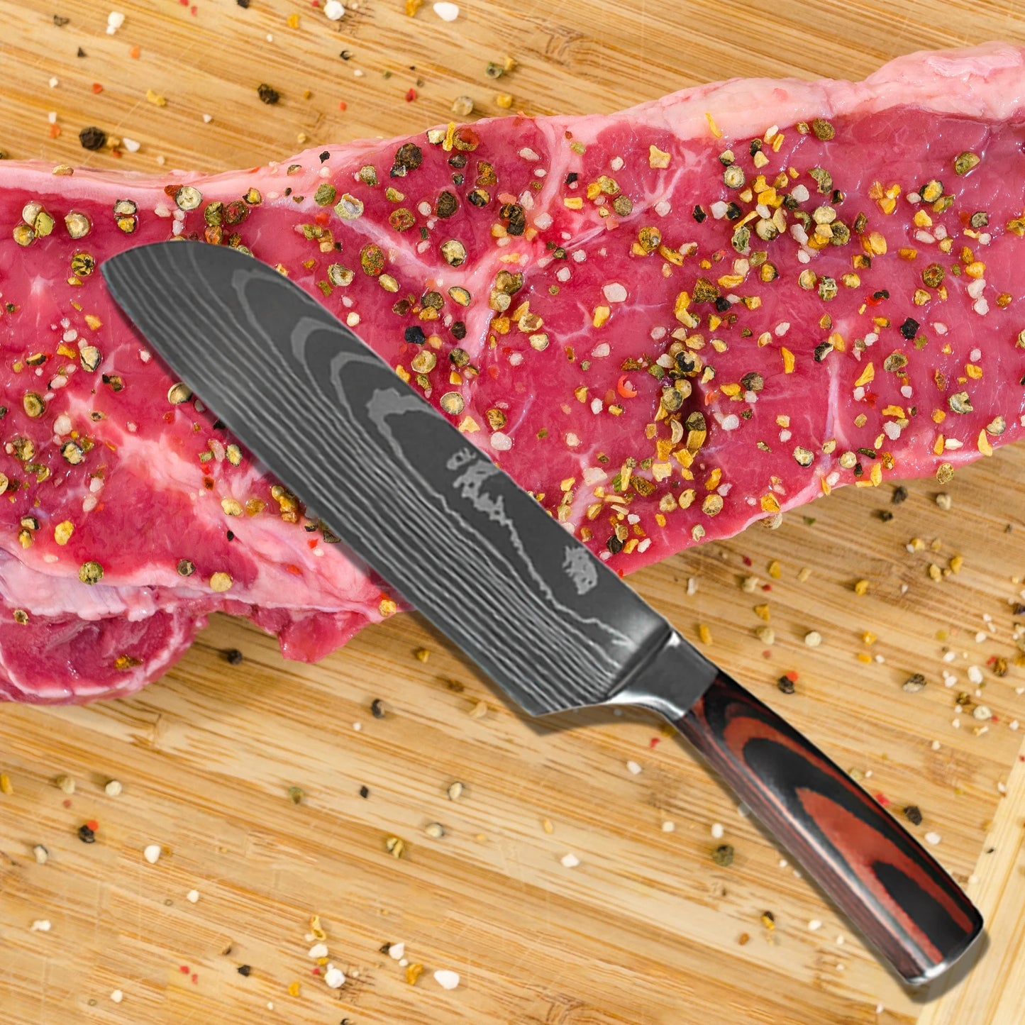 Chef knife 1-10 Pcs Set Kitchen Knives