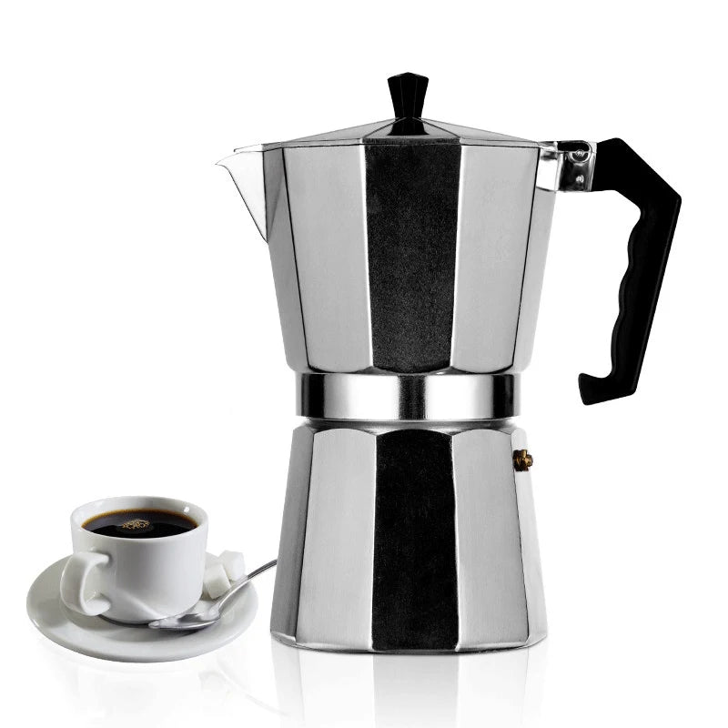 HOODAKANG-Stovetop Moka Coffee Maker, Italian Espresso,