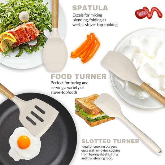 12pcs Silicone Kitchenware
