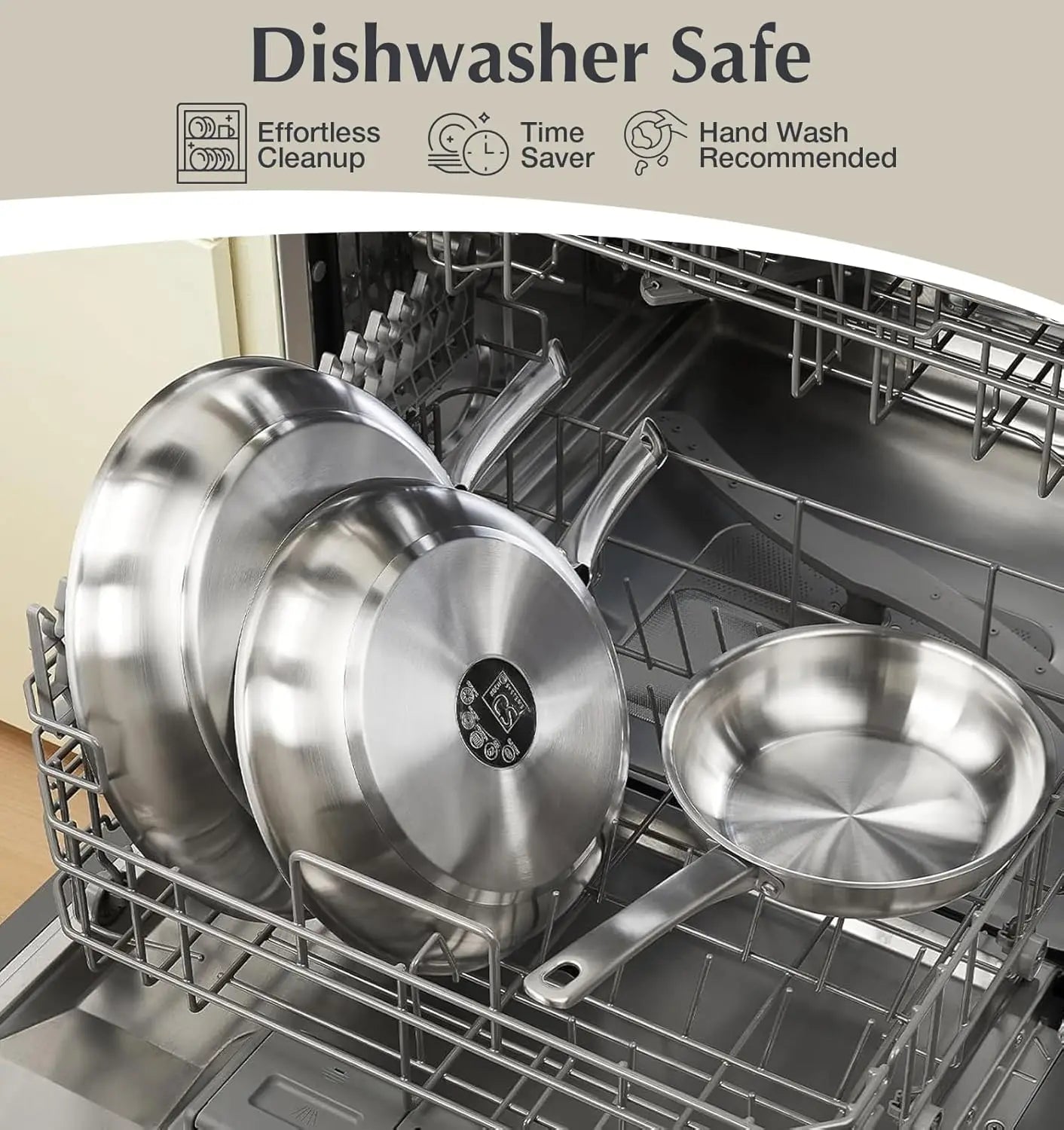 KOCH SYSTEME CS 10 Piece Stainless Steel Pots and Pans Set,