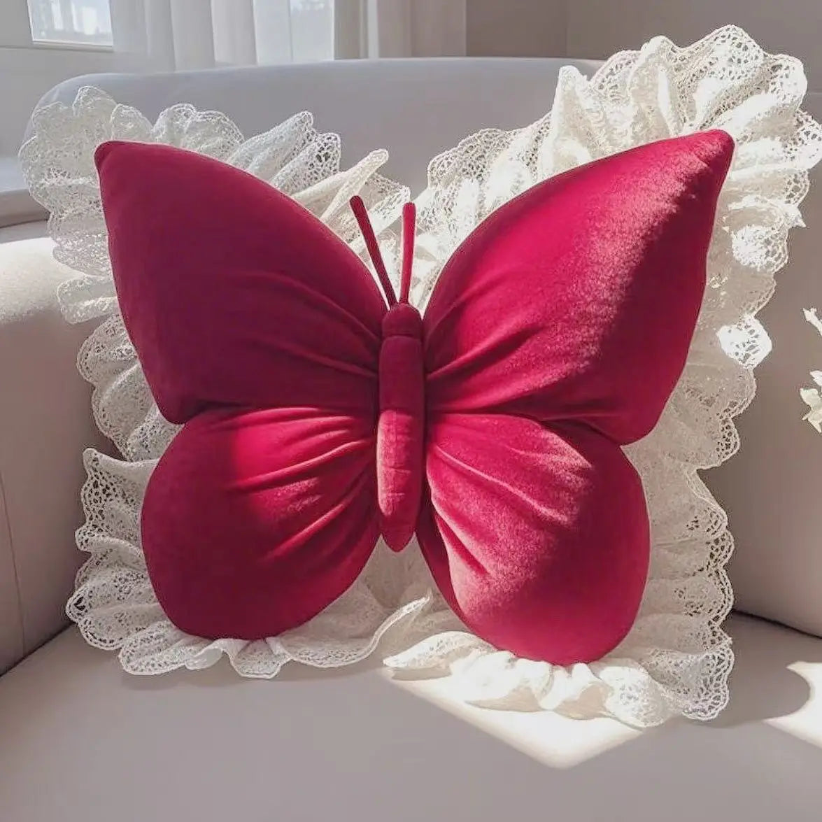 1Pcs Princess Butterfly Office Pillow