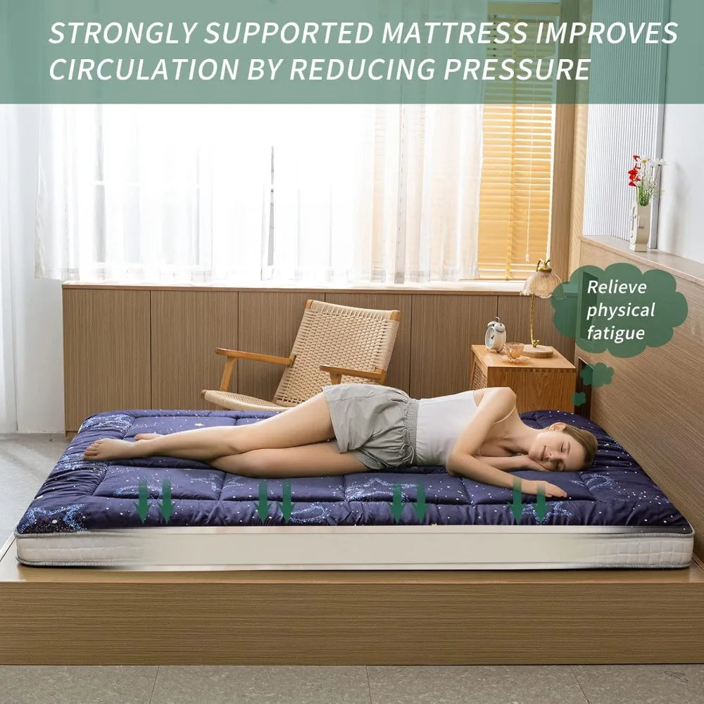 Black Moon and Star Futon Mattress,
