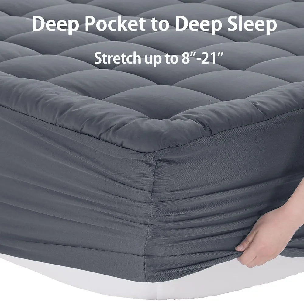 Memory Sponge Mattress Pad - Extra Large, Super Comfortabl