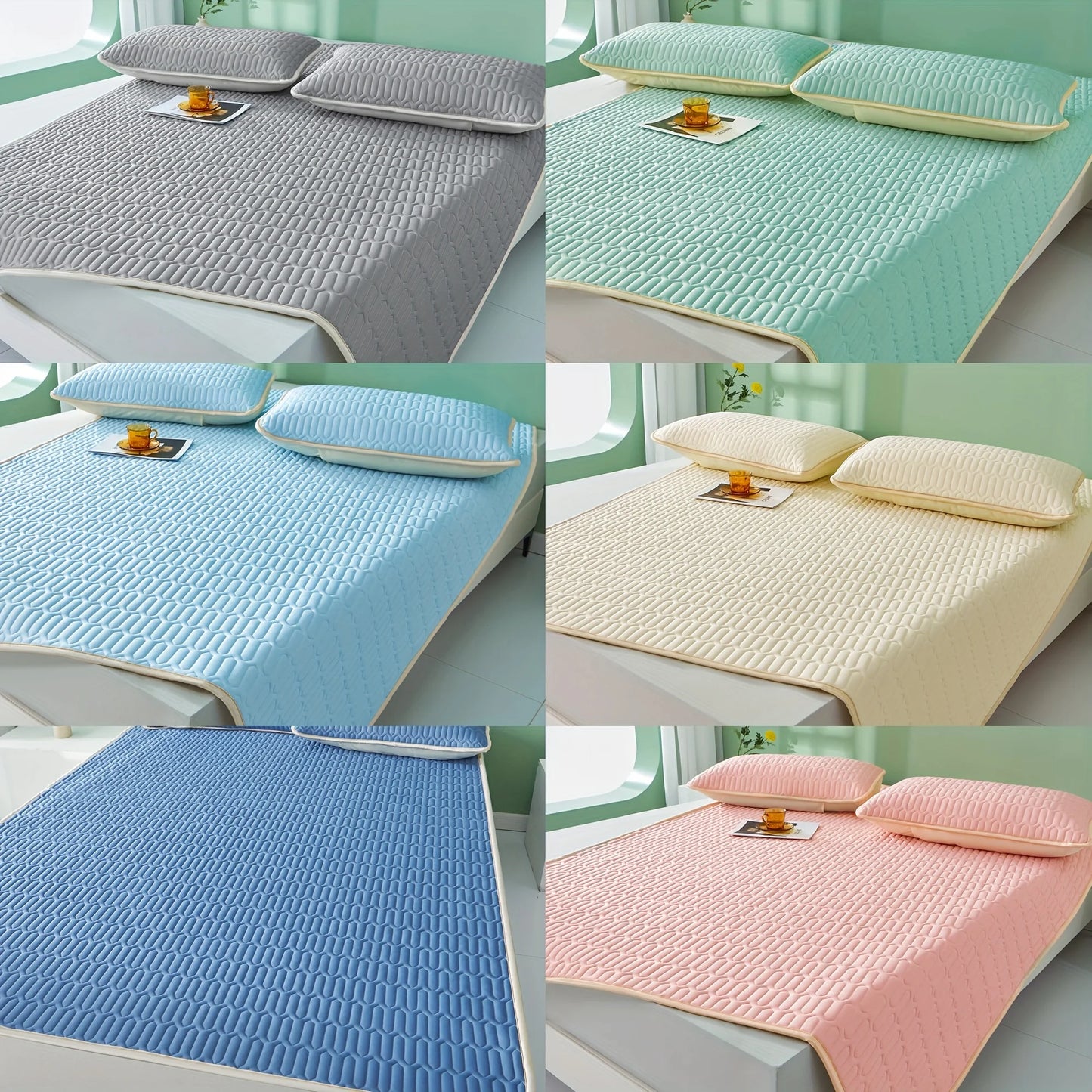 Cool Feeling Ice Fabric Bed Home