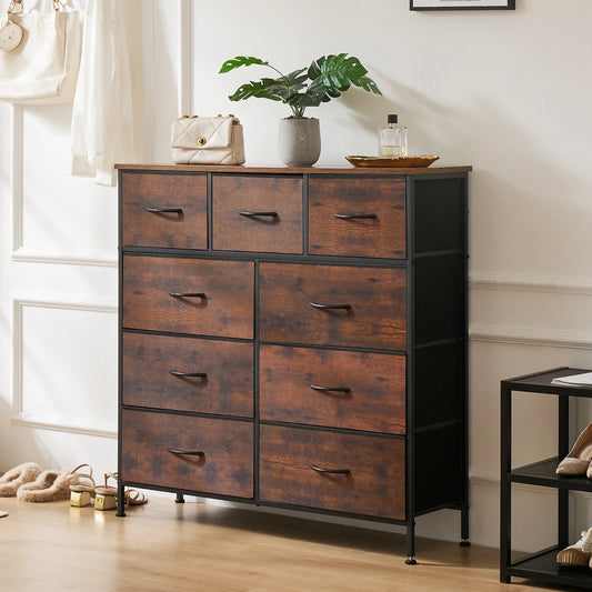JHK Dresser For Bedroom With 9 Fabric