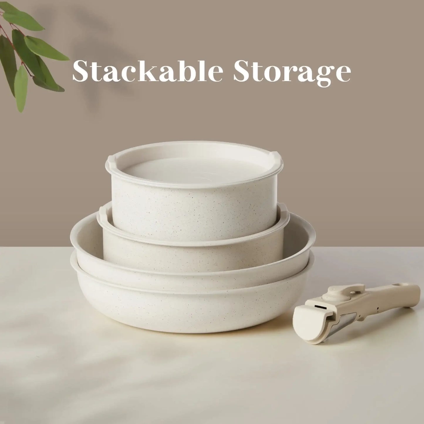 12pcs Non-Stick Cookware Set, Pots