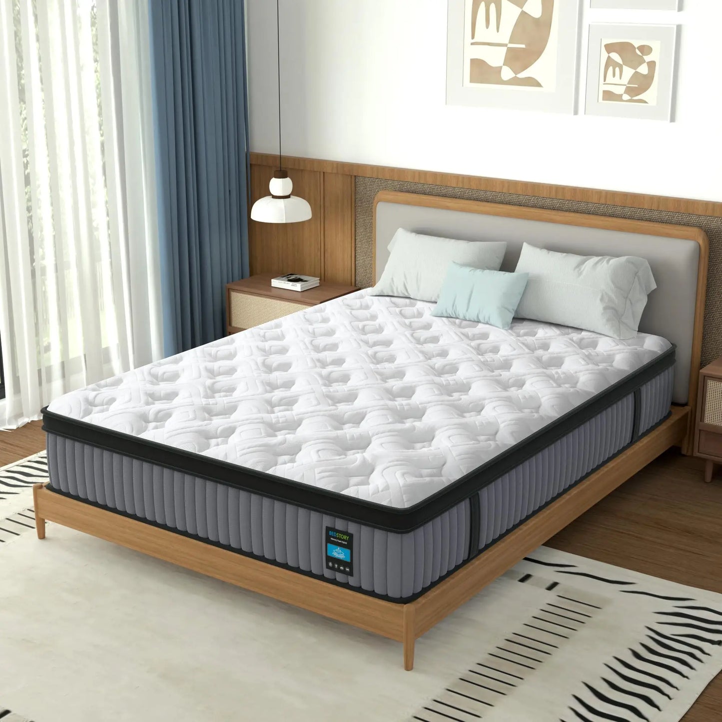 BedStory 12-14'' Queen Size Mattress,Twin/Full/King