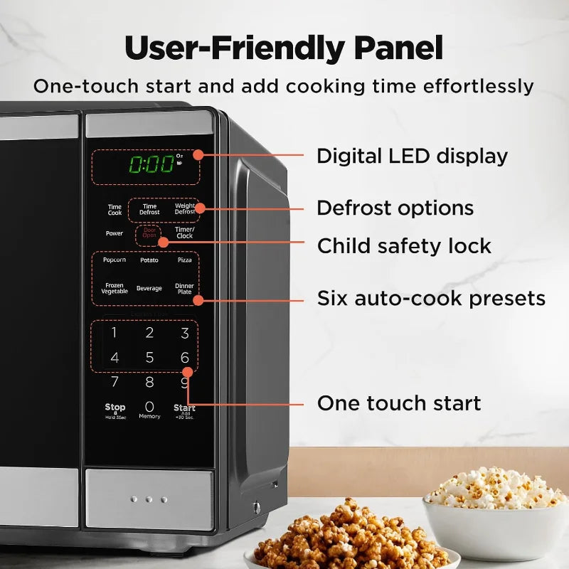 BLACK+DECKER Countertop Microwave Oven 0.9 Cu