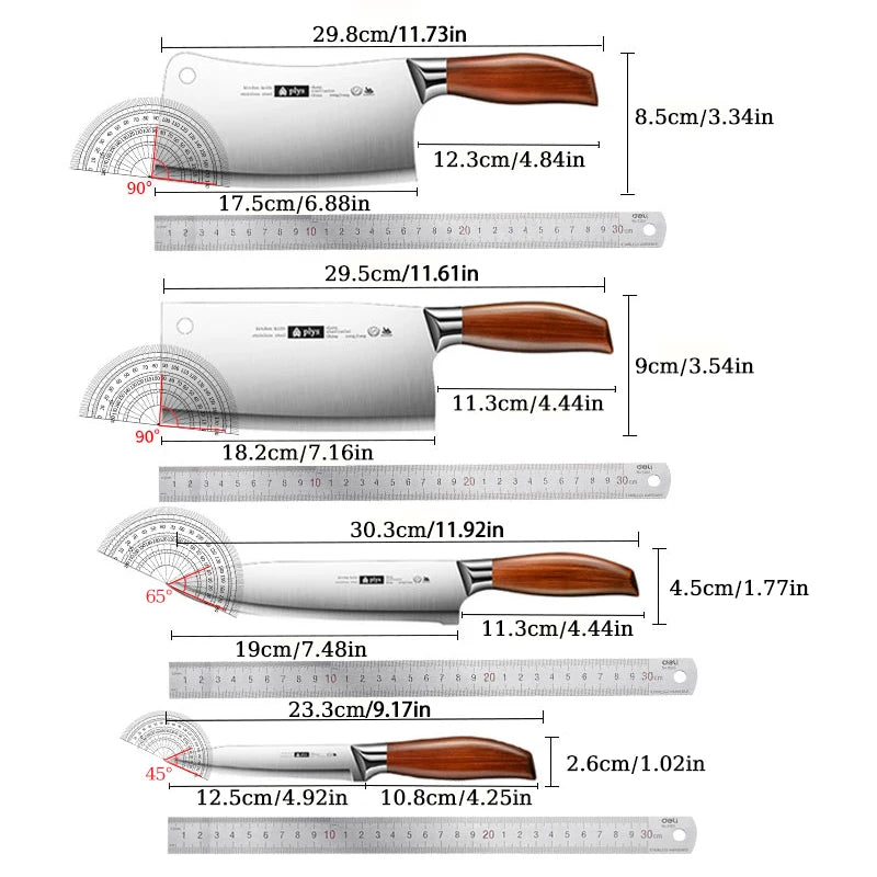 Professional Kitchen Knife 4-piece set,
