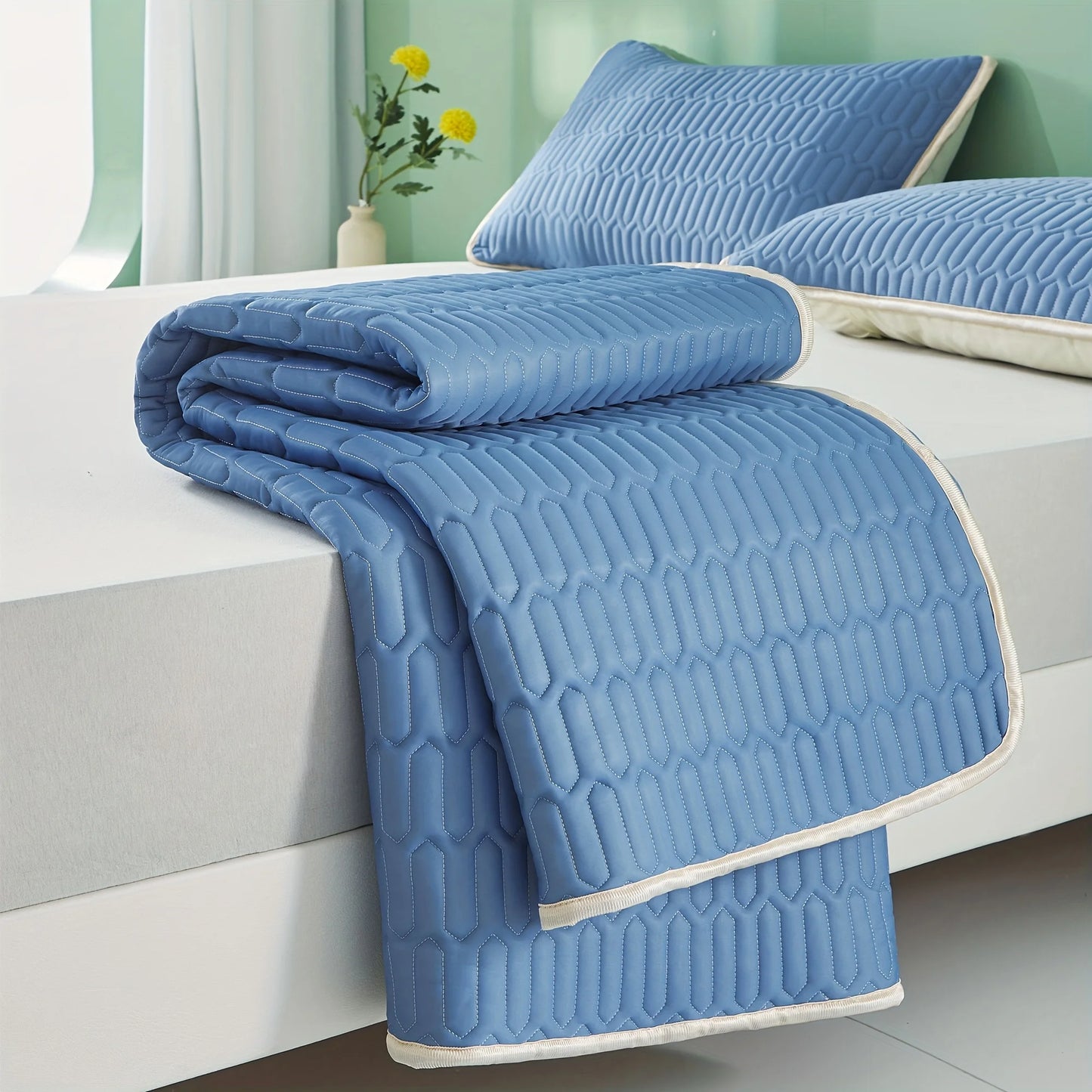 Cool Feeling Ice Fabric Bed Home