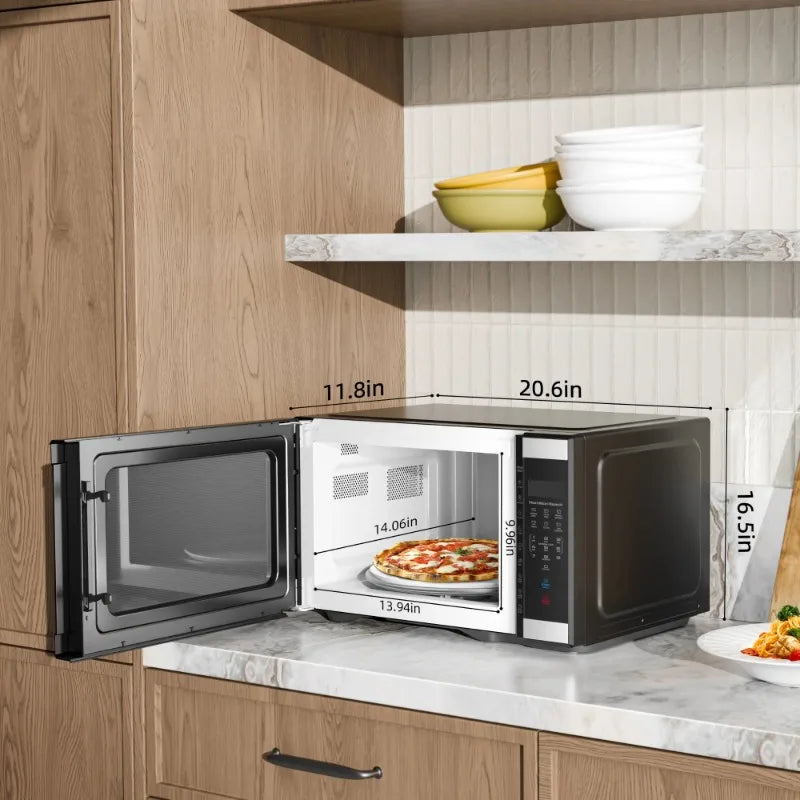 Brand Hamilton Beach 1.1 cu ft Black Microwave Oven,