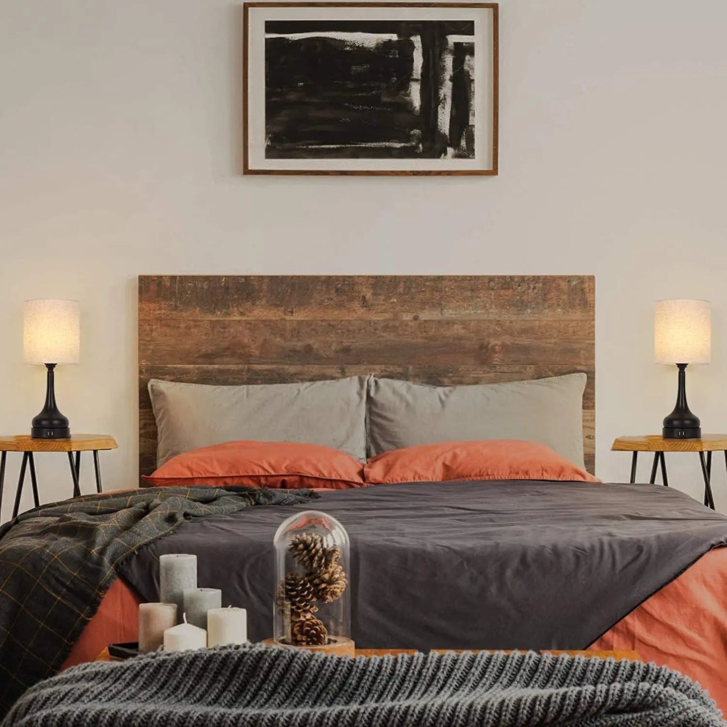 Bedside Lamp Bedroom Table Lamp Set of 2 Table Lamps with