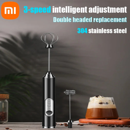 XIAOMI Electric Milk Frother Mini Handheld Wireless
