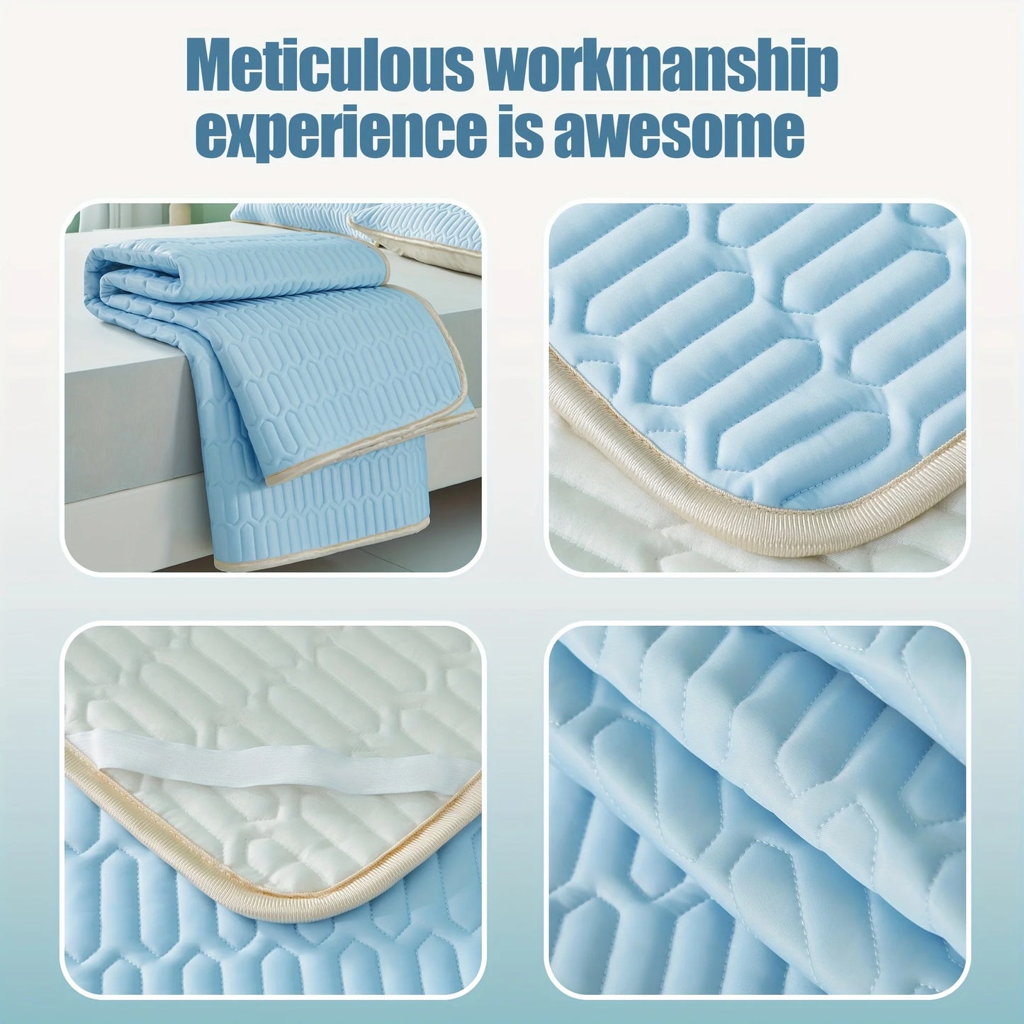 Cool Feeling Ice Fabric Bed Home