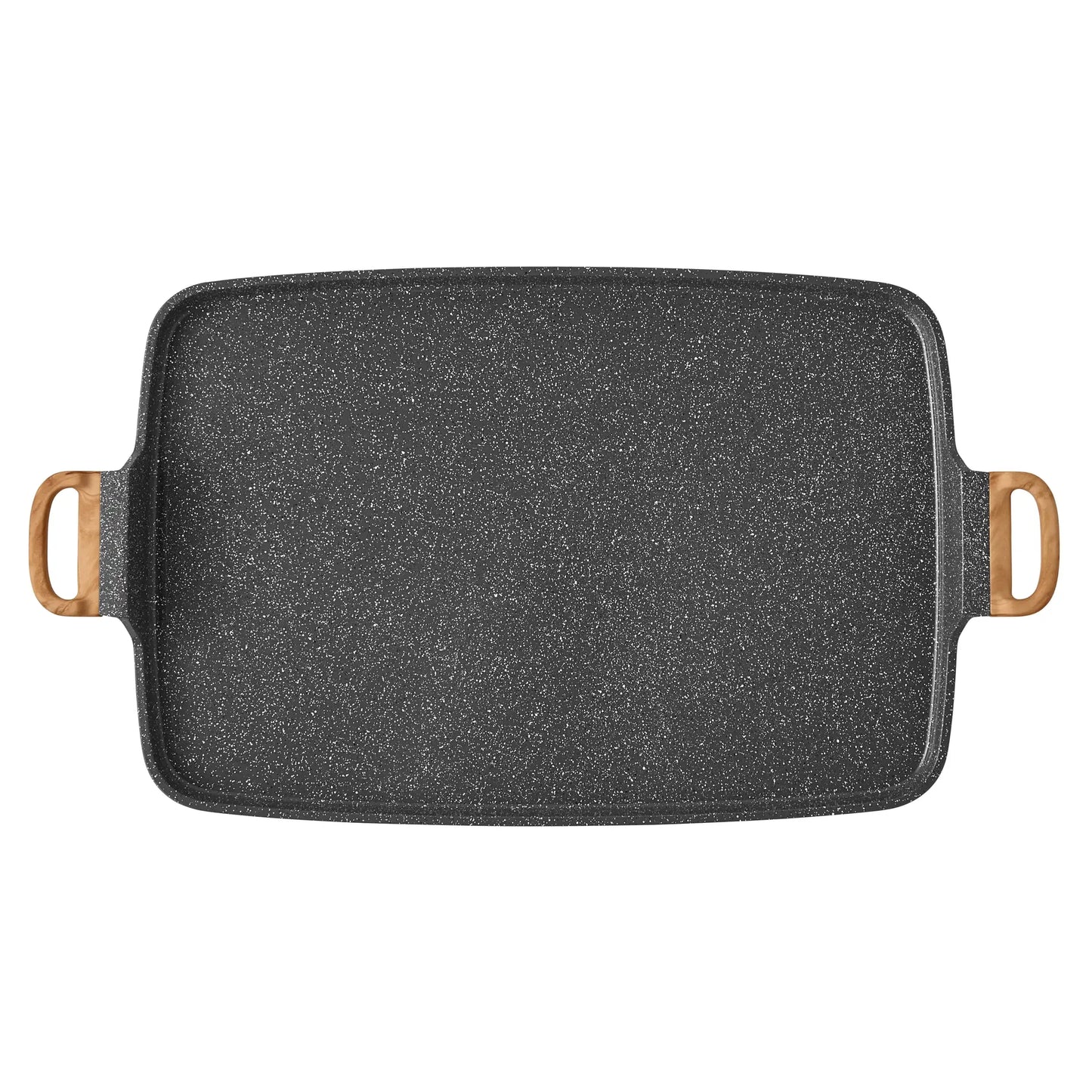 Cast Aluminum Double Griddle with Charcoal Grey Spec
