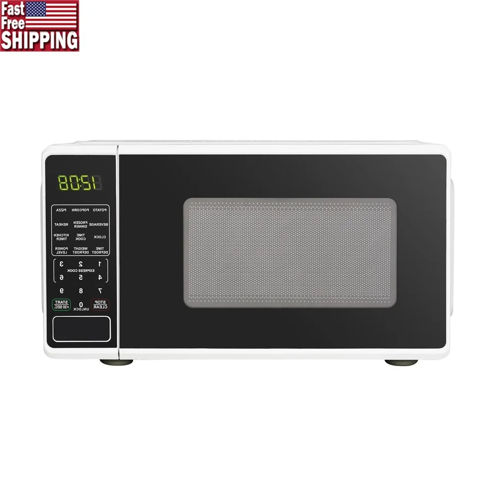 Compact Countertop Microwave Oven 700W Digital Display