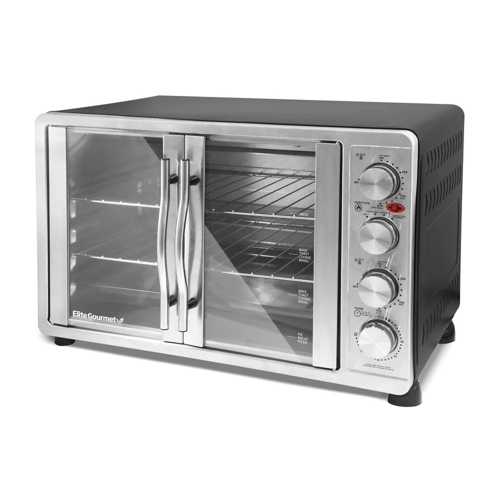 Double Door Countertop Microwave Oven Convection Rotisserie