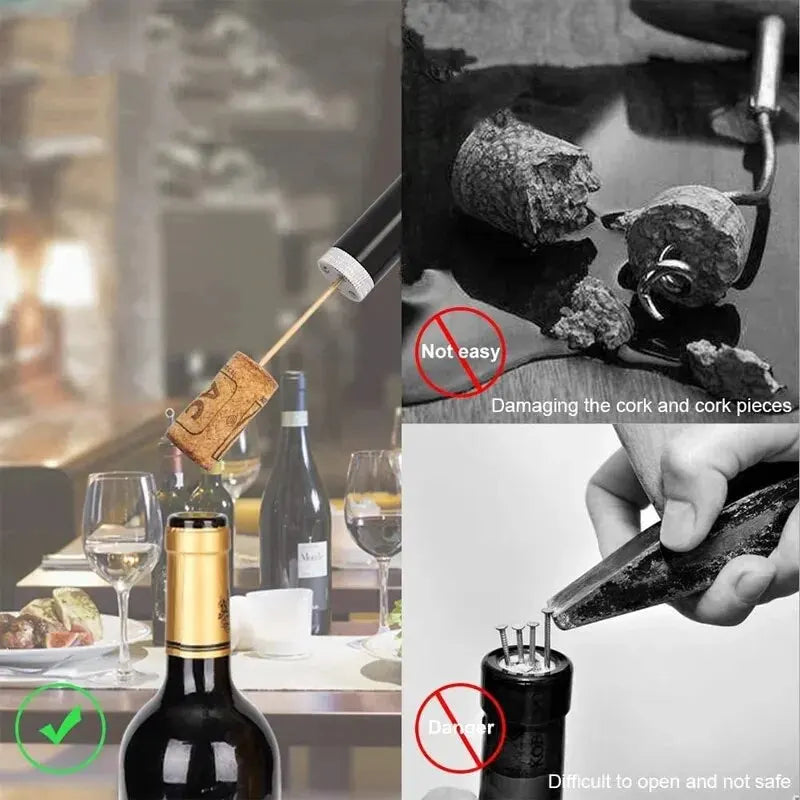 1PC Portable Wine Opener Wine Air Pressure Pump
