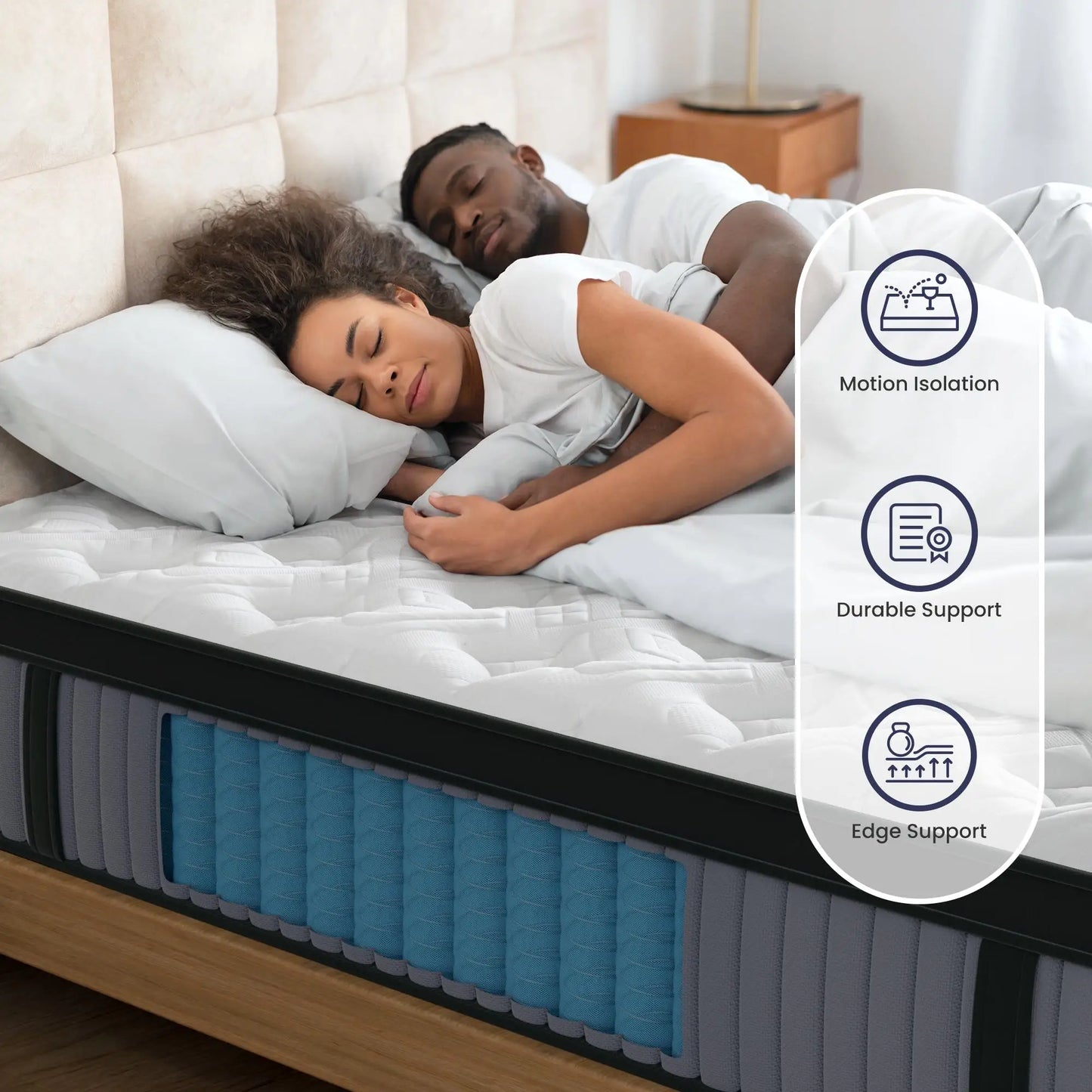 BedStory 12-14'' Queen Size Mattress,Twin/Full/King