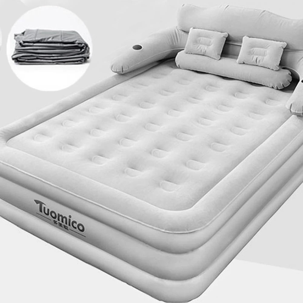 Camping Air bed with Backrest 2 Persons Inflatable Mat