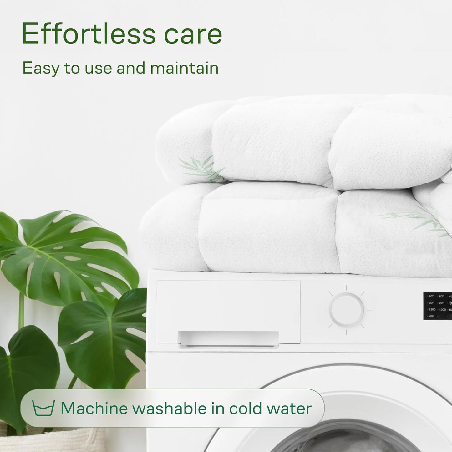 Ultra Soft Mattress Topper Aloe Pillow Top Quilted Fitted Mattress Cover