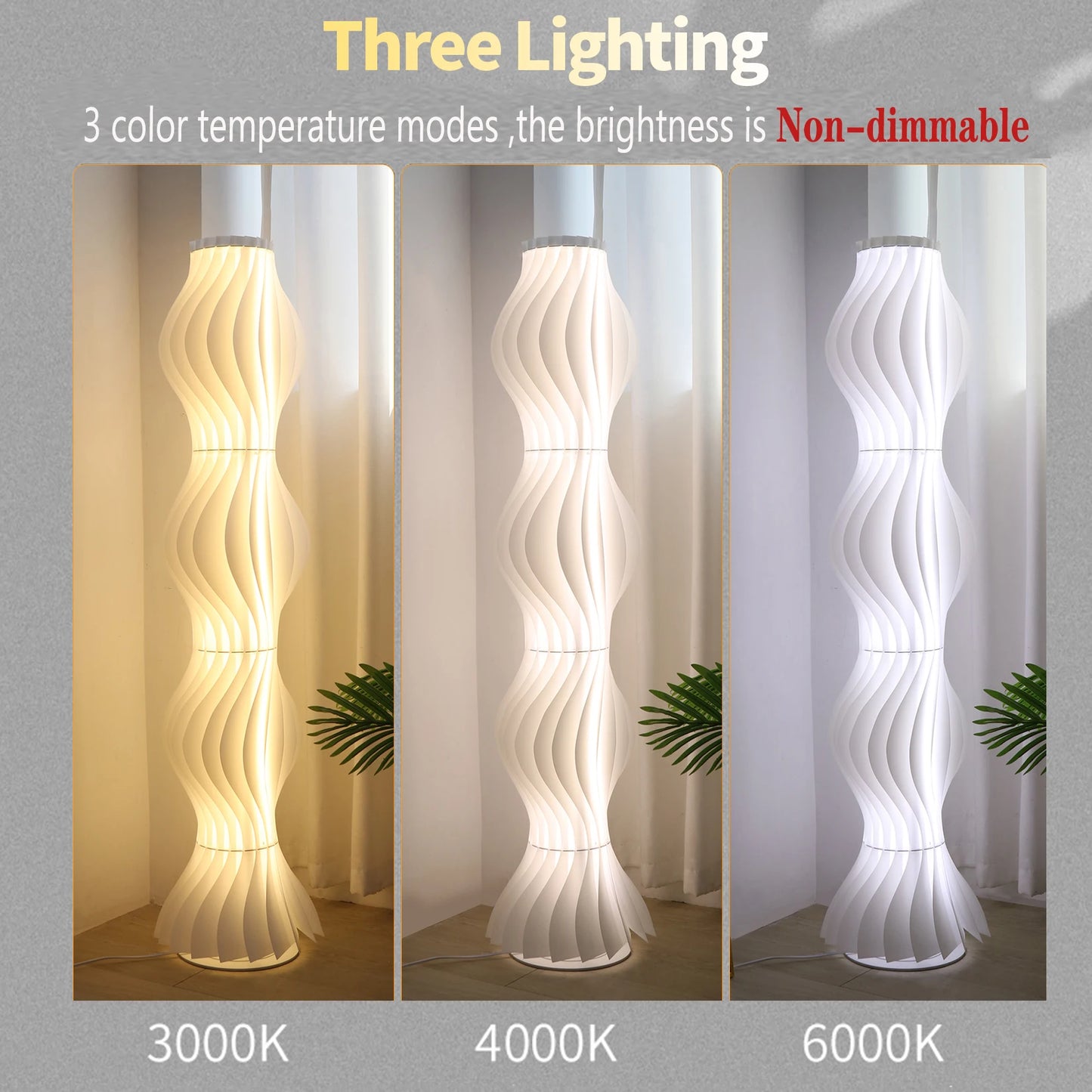 LUVODI LED Floor Lamp Home  Dimmable Standing Lamp