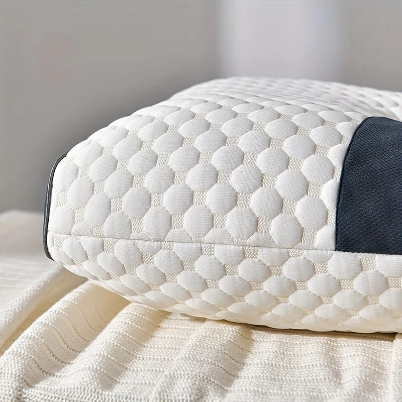 [Massage Neck Pillow] 2Pcs Soft Adjustable Ergonomic Knitted