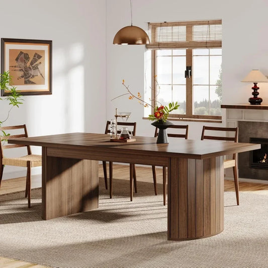 78.7" Extra Long Dining Table for 6-8 People, Large