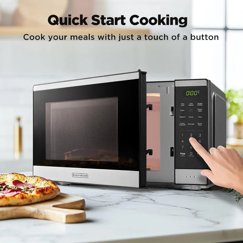 BLACK+DECKER Countertop Microwave Oven 0.9 Cu