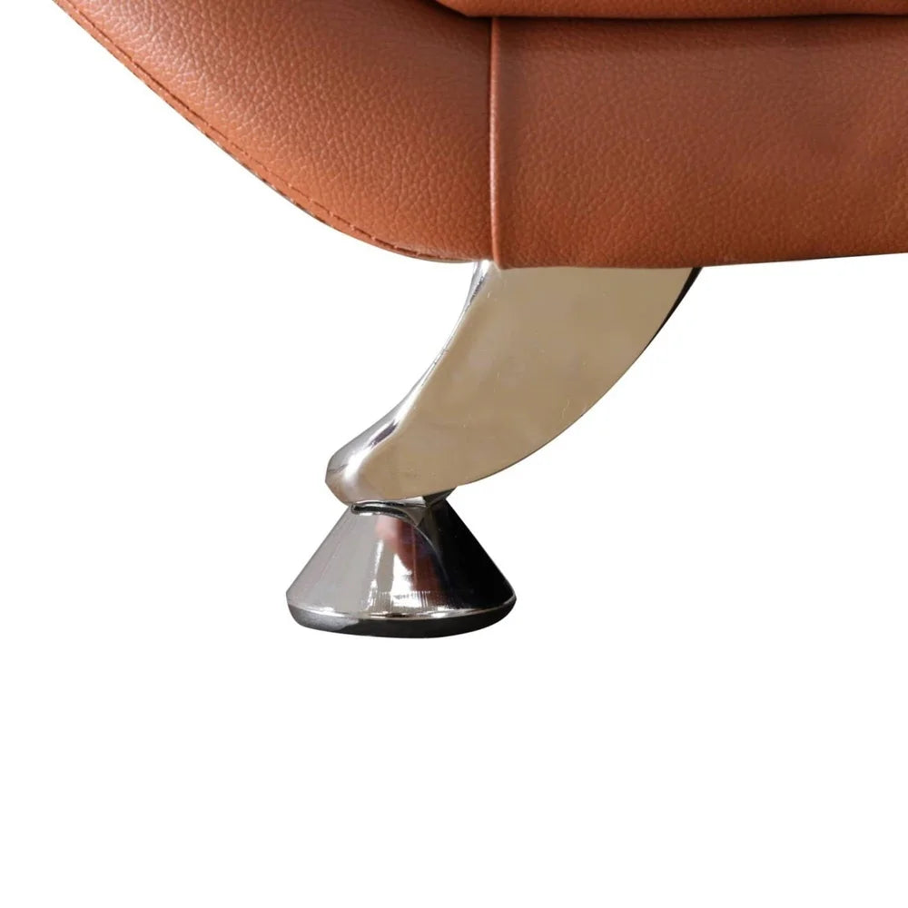 Modern Faux Leather Sofa Chair Memory