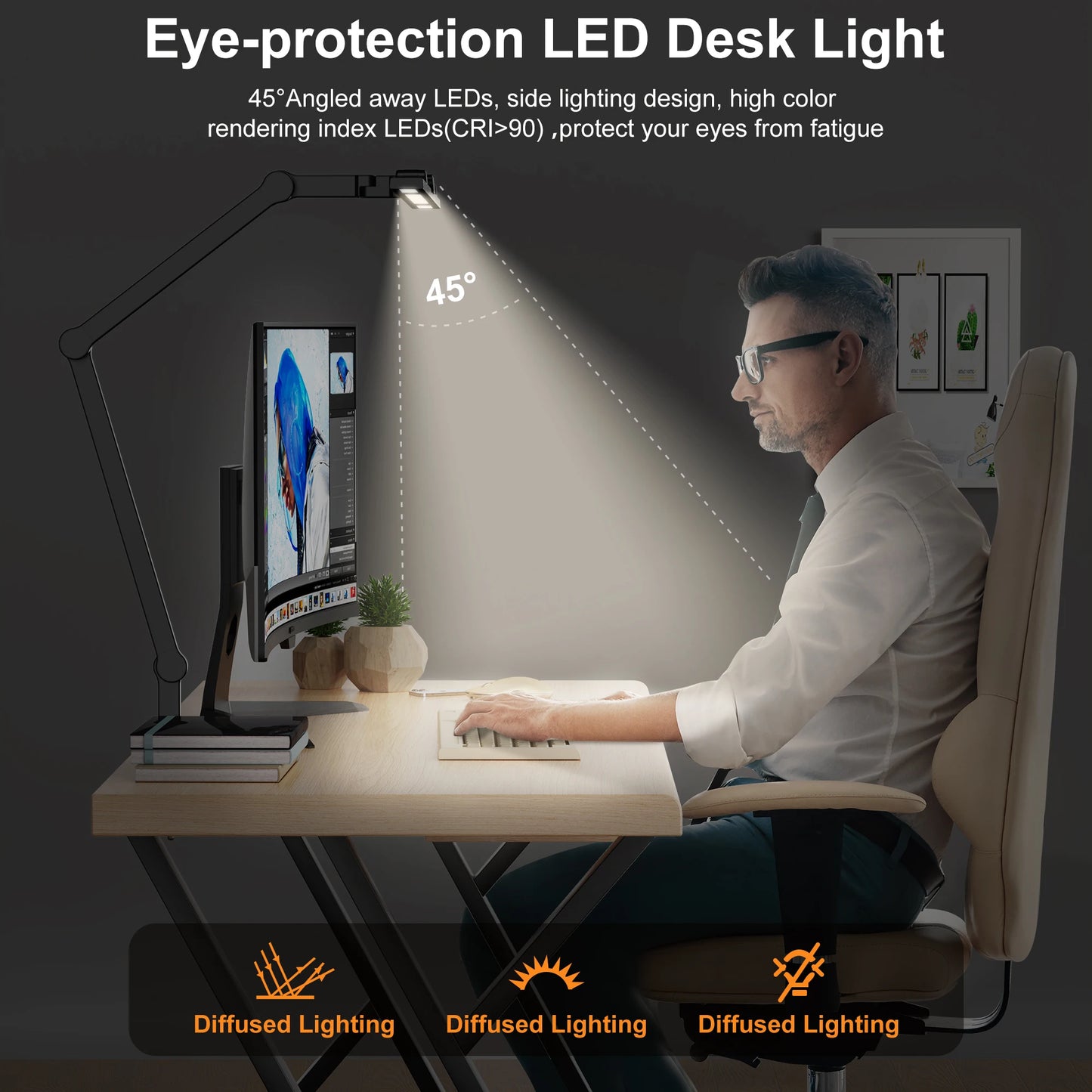 Led Desk Lamp with Clamp, Architect Desk Lamp