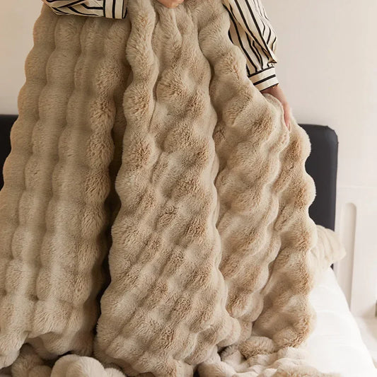 New Tie-dye Tuscan Faux Fur Weighted Blankets