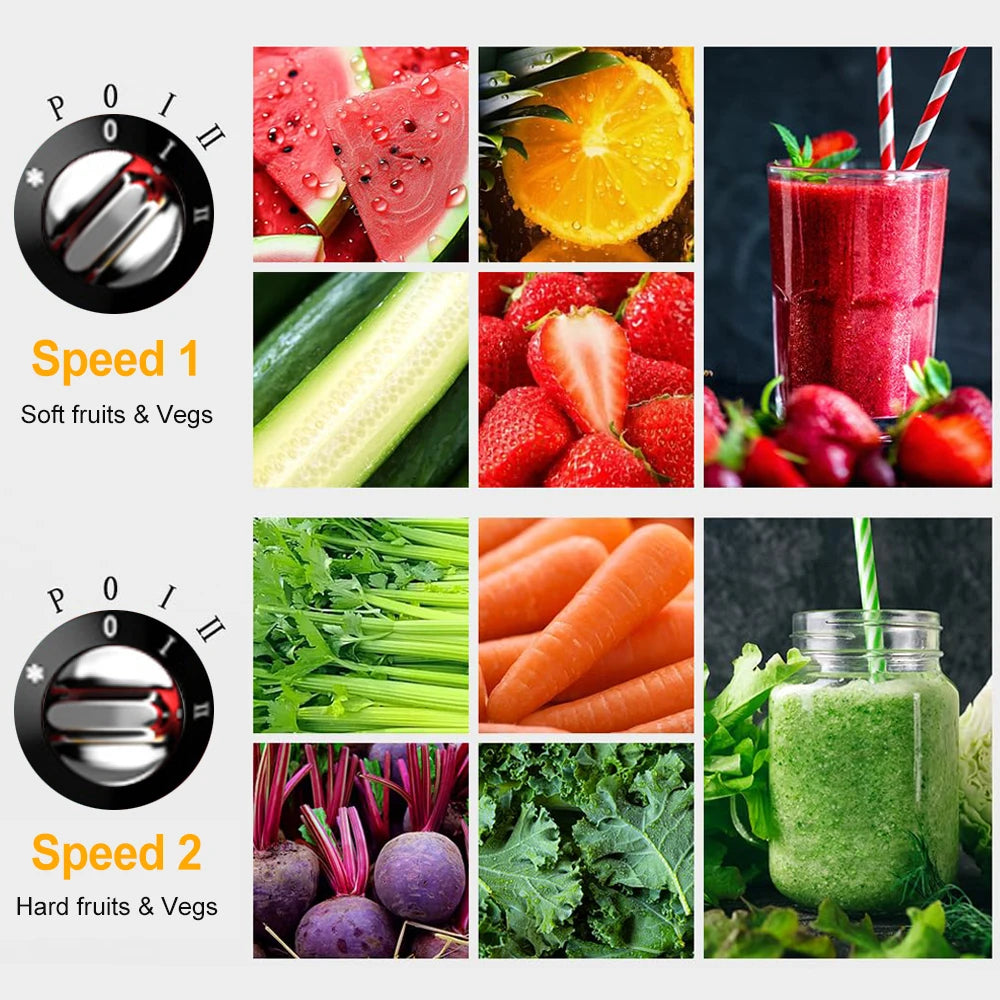 Electric Orange Juicer 400W Fruit Vegetable Blender