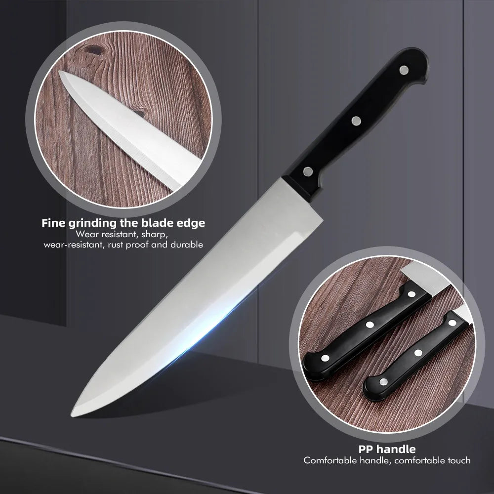Full 15pcs Chef Knife Set Stainless