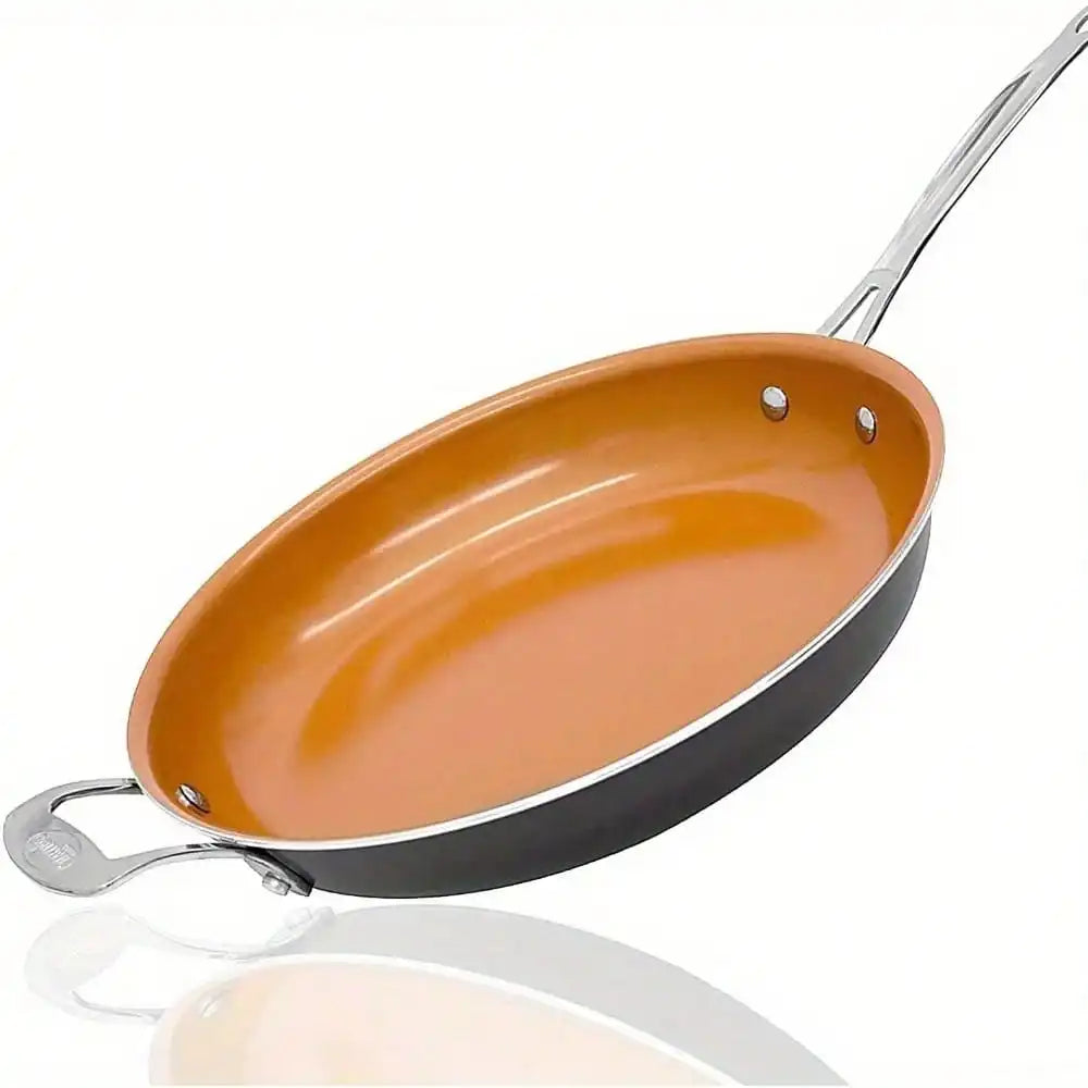 Ceramic and titanium non-stick frying pan,