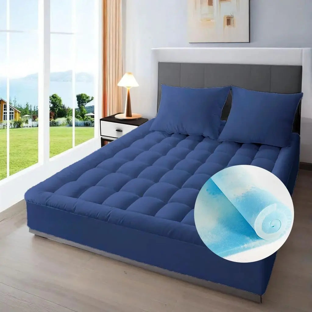 Memory Sponge Mattress Pad - Extra Large, Super Comfortabl