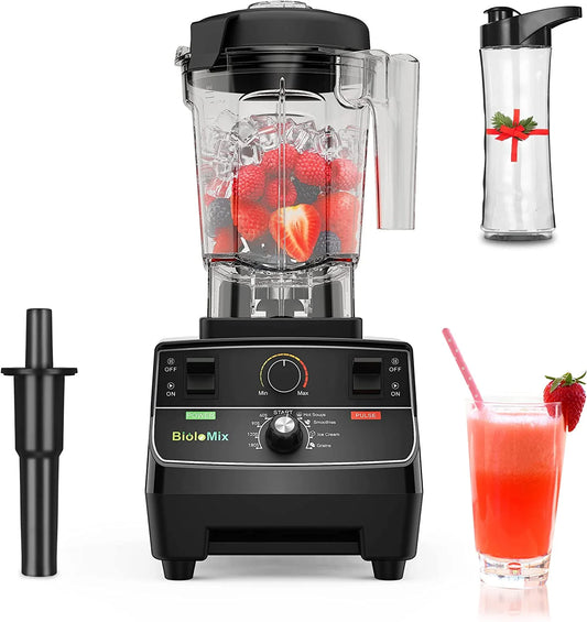BioloMix 2200W Professional Smart Timer Pre-programed Blender,