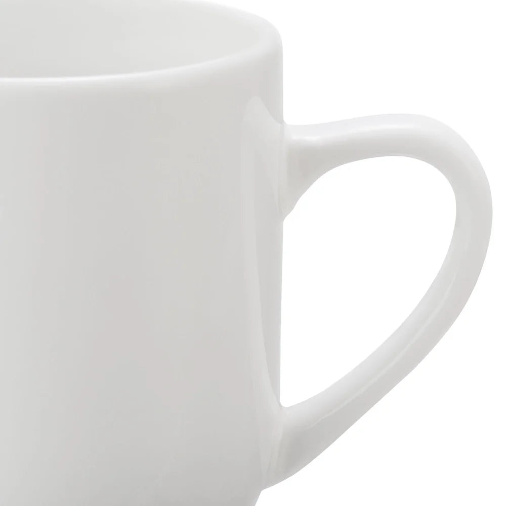 12oz Glazed Stoneware Mug Set of 6 Dishwasher Safe Microwave Safe