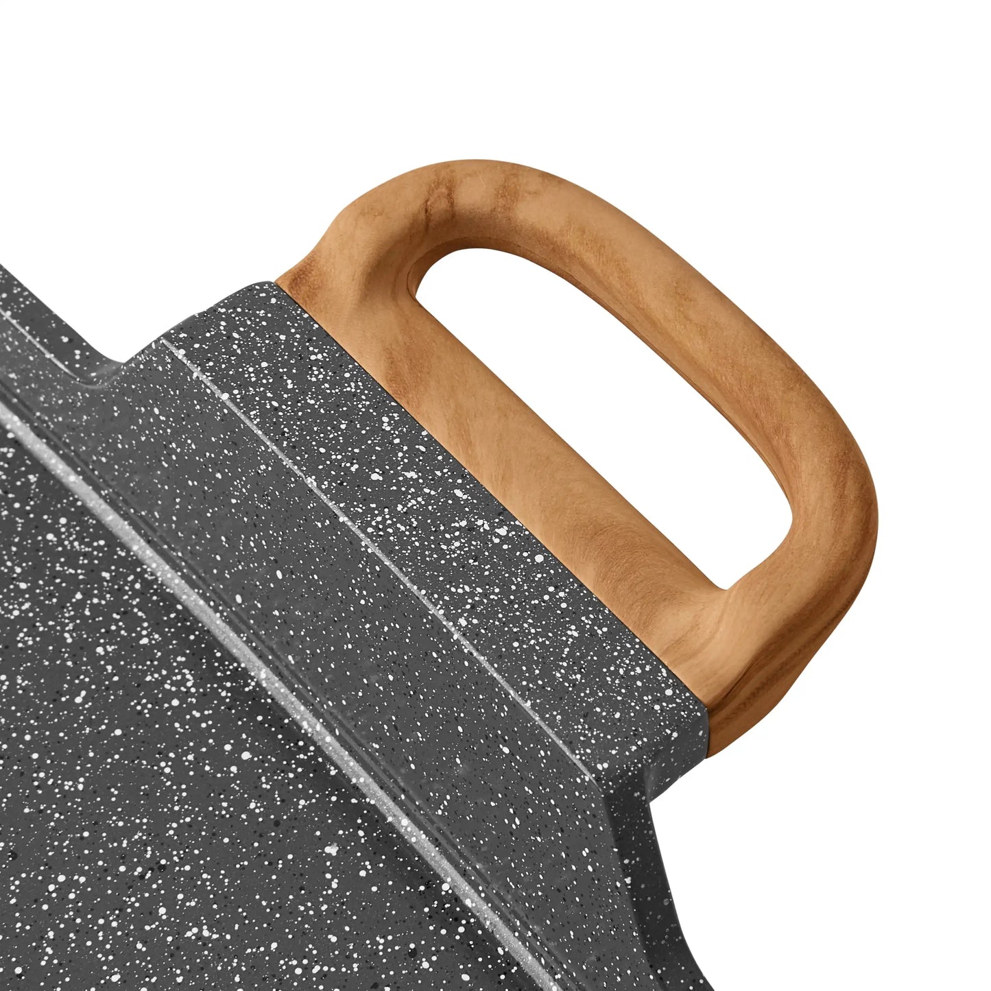 Cast Aluminum Double Griddle with Charcoal Grey Spec