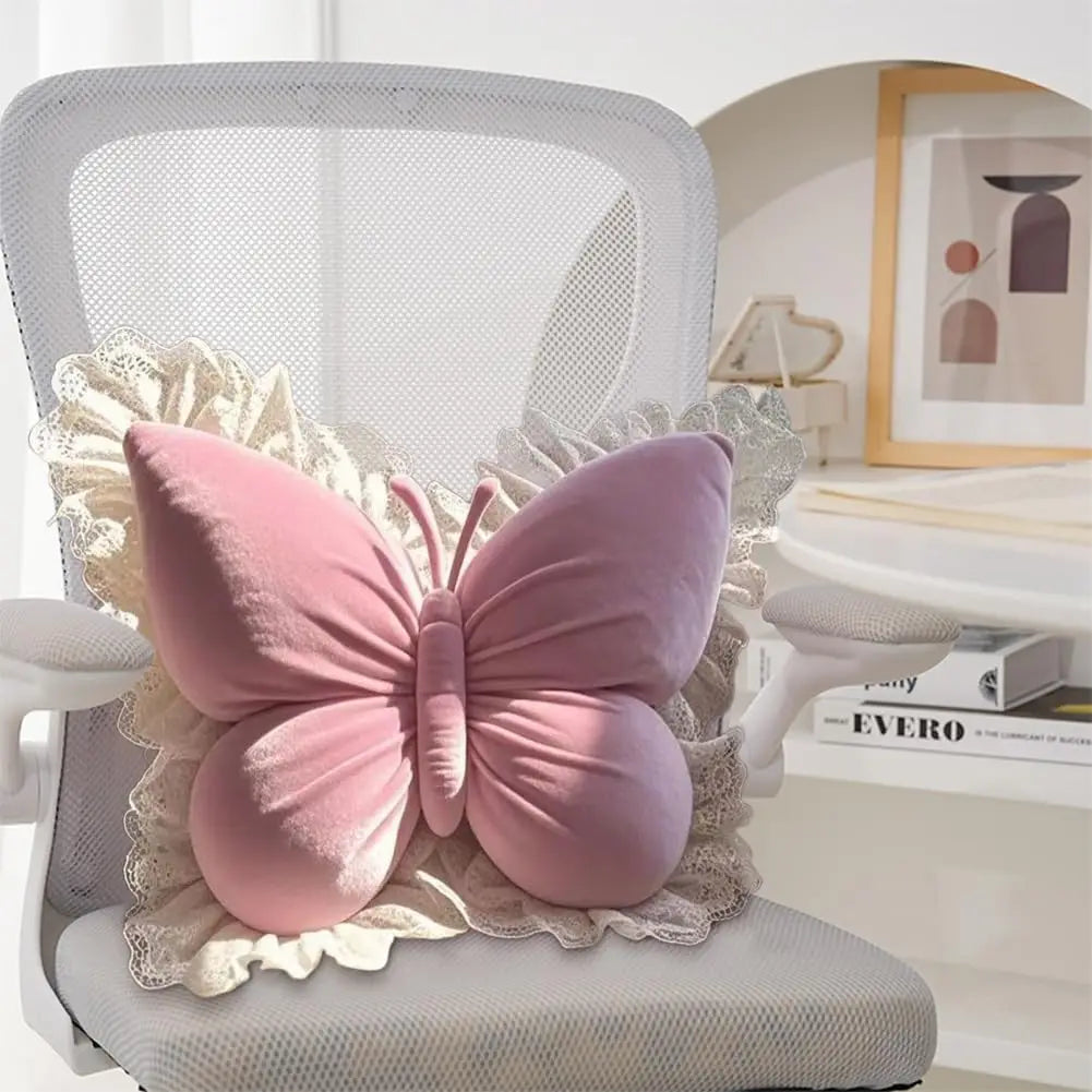 1Pcs Princess Butterfly Office Pillow