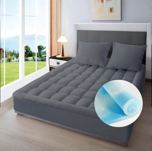 Memory Sponge Mattress Pad - Extra Large, Super Comfortabl