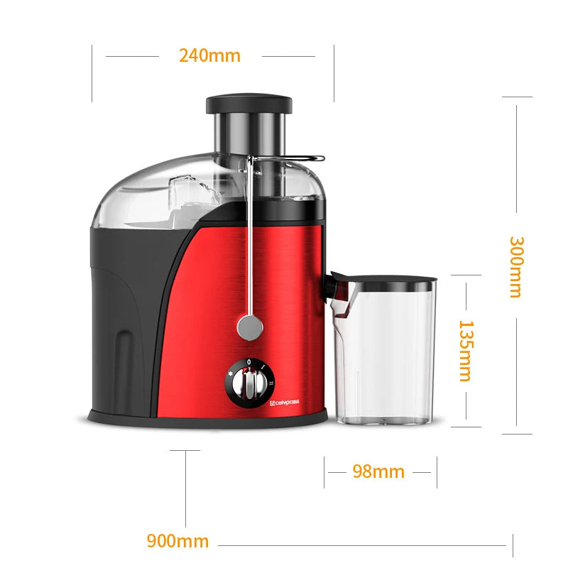 Electric Orange Juicer 400W Fruit Vegetable Blender