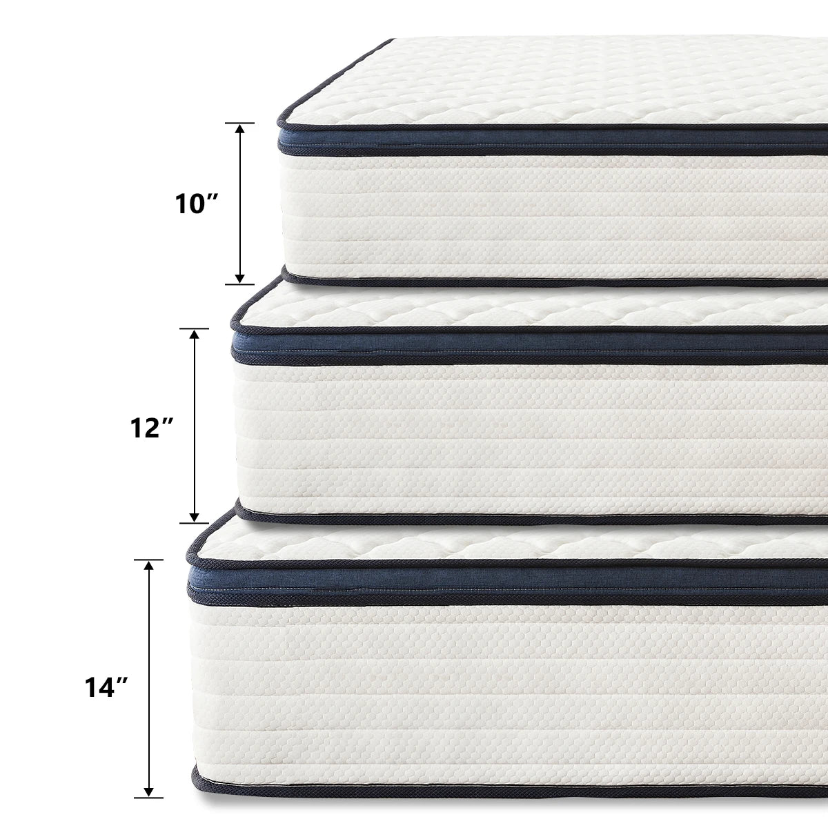 Queen Size Mattress Gel Memory Foam Hybrid Mattress ,